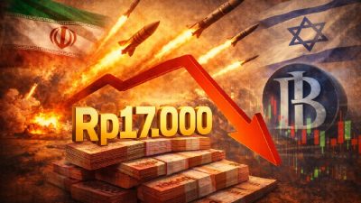 Perang Iran–Israel Picu Alarm Ekonomi! Rupiah Terancam Tembus Rp17.000 per Dolar AS