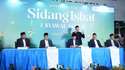 Hasil Sidang Isbat: Pemerintah Tetapkan Lebaran Idulfitri Sabtu 21 Maret 2026