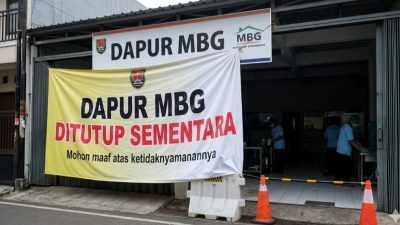 Menu MBG tak Sesuai Standar, 62 SPPG Ditutup Sementara
