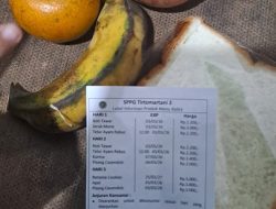 Bau Korupsi Makan Bergizi Gratis Balita di SPPG Tirtomartani 2 Kalasan Tercium: Roti Tawar Rp2.200 Per Potong, Pisang Cavendish Palsu Rp2.000 per Buah!